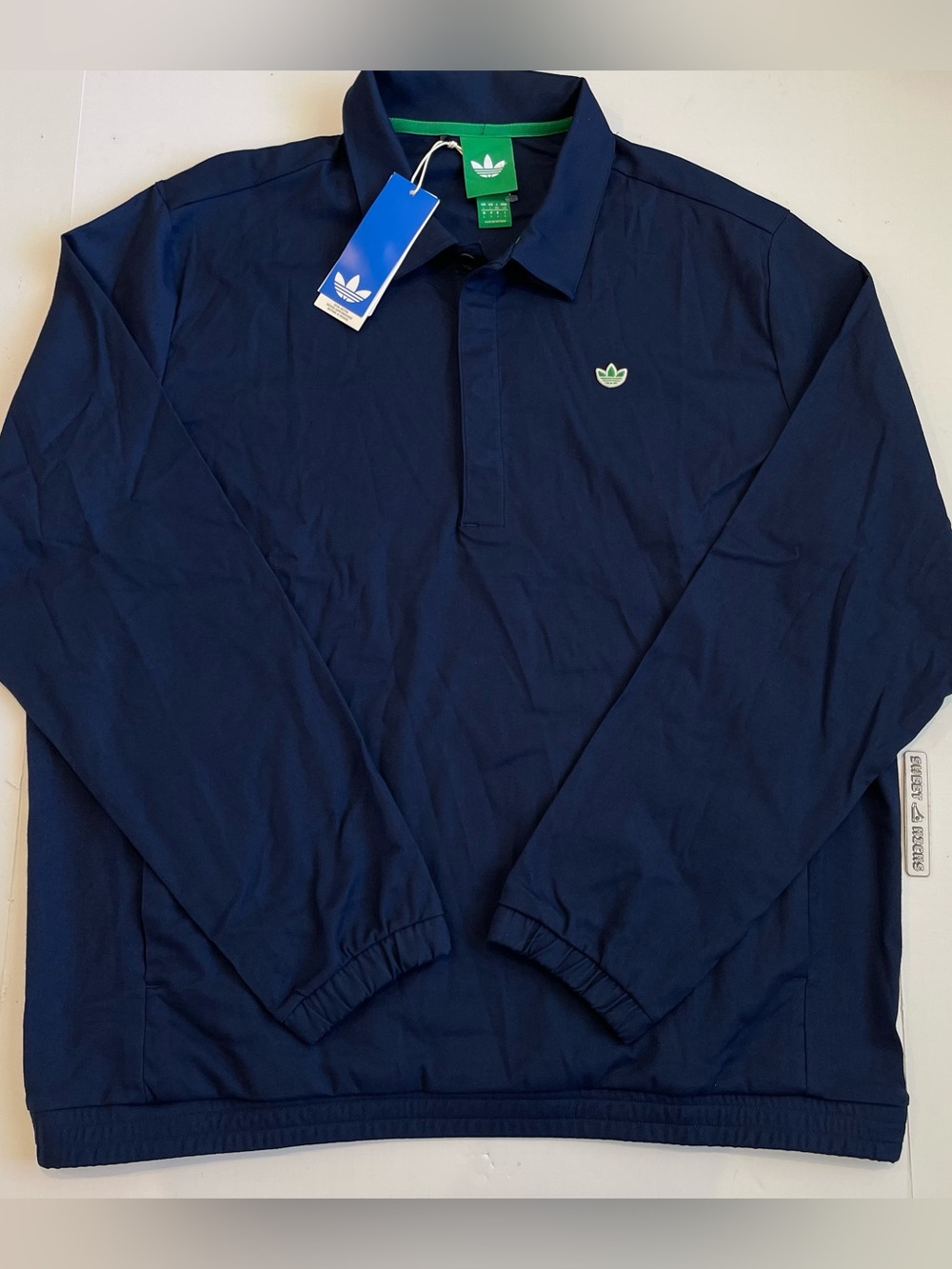 adidas Originals Wind Jacket Mens Blue Golf Sweatshirt